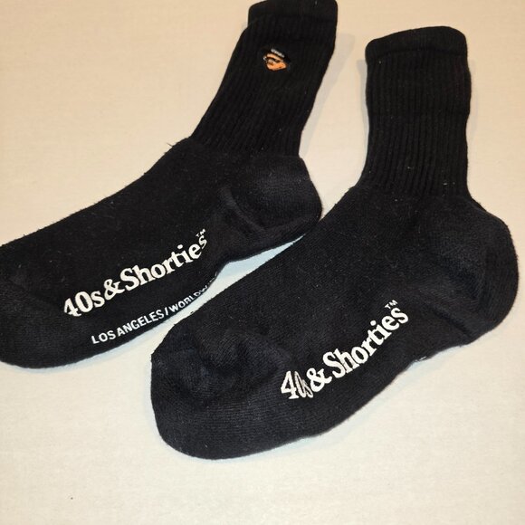 40s & Shorties Men's Easy E Black Socks - Large - Picture 6 of 6